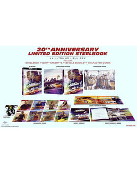 Edición 20º aniversario The Fast and the Furious en steelbook 4K