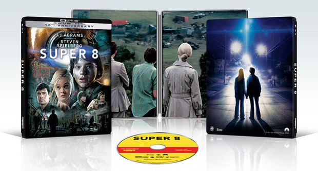 Diseño steelbook Super 8 en UHD 4K