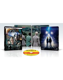Diseño steelbook Super 8 en UHD 4K