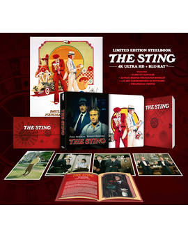 Edición exclusiva The Sting de zavvi en steelbook 4K/BD