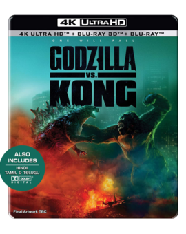 Un primer diseño para el steelbook de Godzilla VS Kong