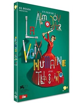 DVD La Voz Humana de Almodovar con funda