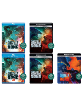 Carátulas para Godzilla VS Kong en 2D/3D/4K