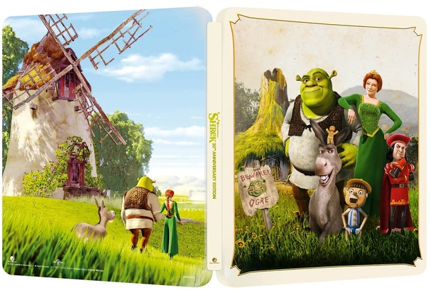 Nuevo steelbook 4K de Shrek en exclusiva 