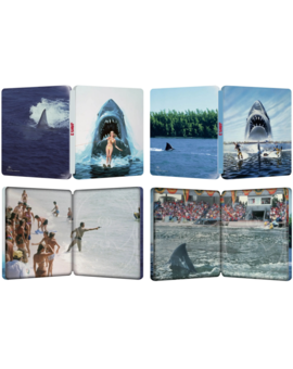 Jaws 2 y 3 por fin en steelbook 