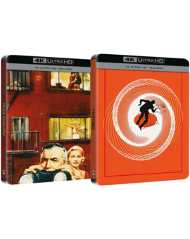 Diseño steelbooks 4K de Rear Window y Vertigo 