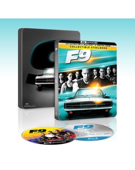 Diseño steelbook Fast & Furious 9 en UHD 4K/BD