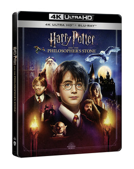 En Europa este steelbook saldrá con Philosopher's stone
