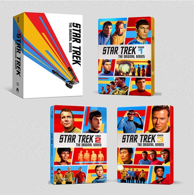 Star Trek la serie original en steelbook blu-ray 