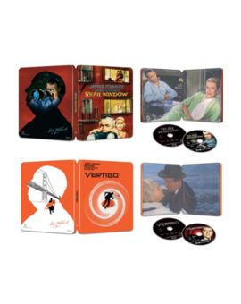 Diseños steelbooks americanos Rear Window & Vertigo