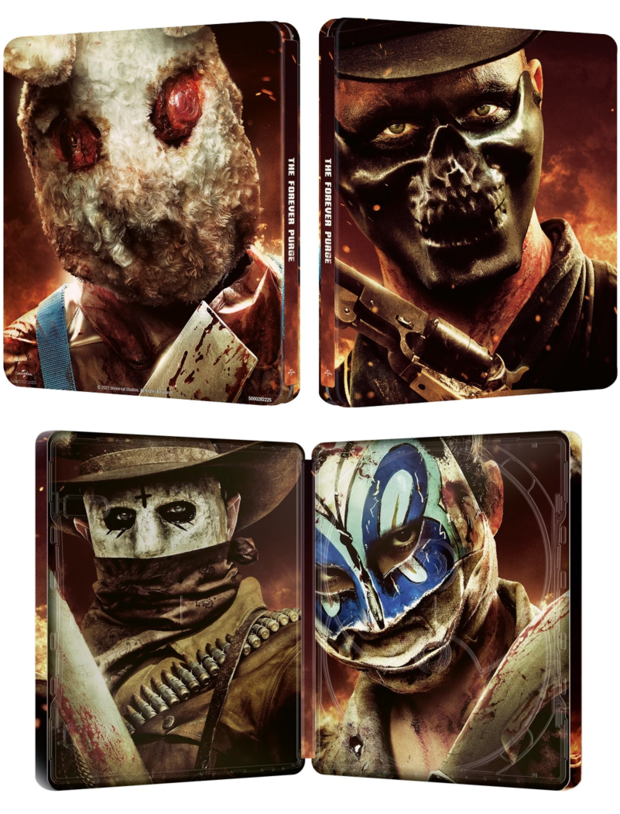 Diseño steelbook 4K The Forever Purge