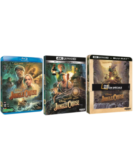 Carátulas francesas de Jungle Cruise en 4K/BD