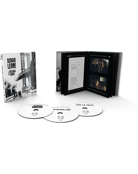 Steelbook Trilogía del tiempo de Sergio Leone con libro
