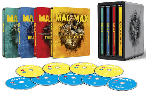 Mad Max Antología en steelbook y cofre metálico