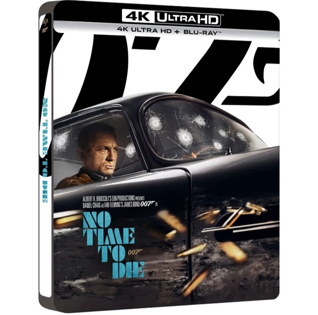No Time To Die en steelbook 4K y edición coleccionista Aston Martin DB5