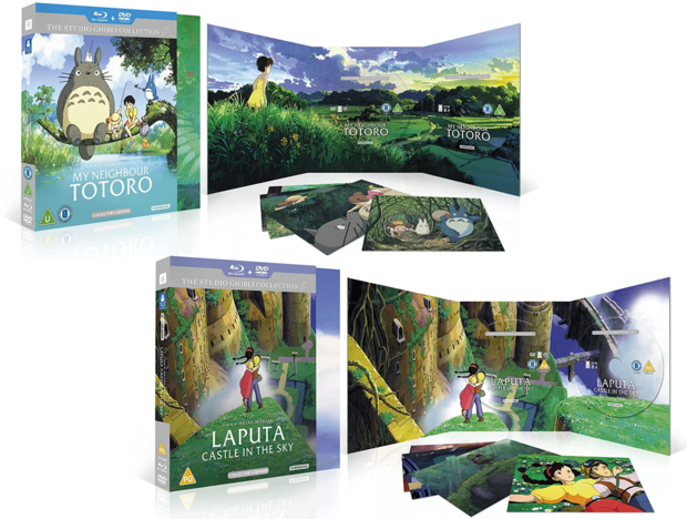 Digipaks Ghibli de My Neighbour Totoro & Laputa Castle In the Sky