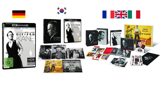 Tres presentaciones de Citizen Kane en 4K