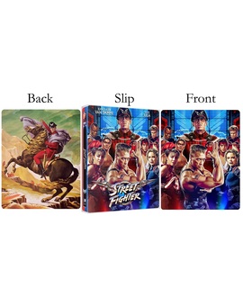 Diseño steelbook Street Fighter en USA