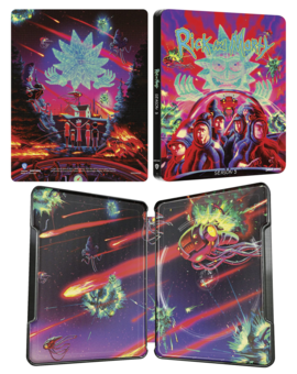 Diseño steelbook Rick & Morty Season 5