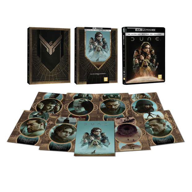 Edición especial Dune con funda y postales en 4K/3D/2D