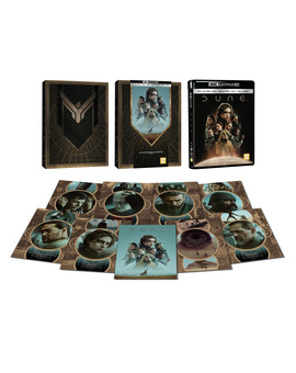 Edición especial Dune con funda y postales en 4K/3D/2D