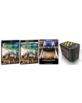 Carátulas Ghostbusters Afterlife y edición coleccionista 4K/BD