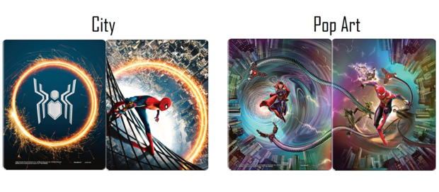 Diseños steelbook Spider-Man No Way Home