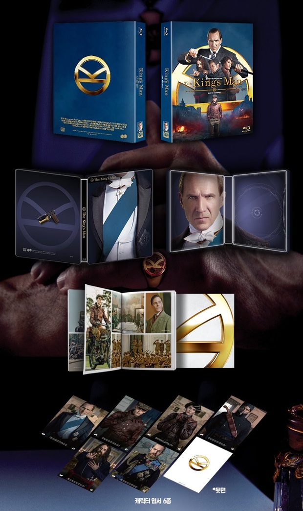 Steelbook BD The King's Man con funda, libreto y postales