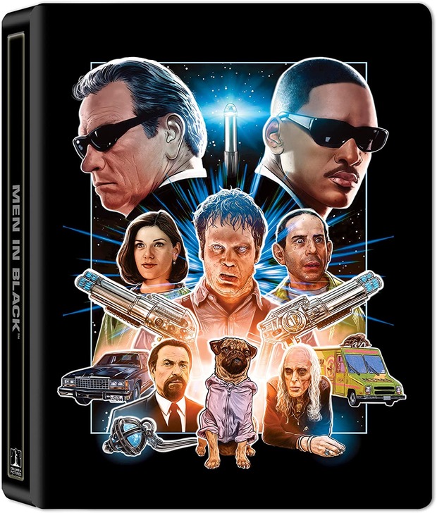 Diseño steelbook 4K MIB por aniversario