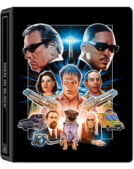 Diseño steelbook 4K MIB por aniversario