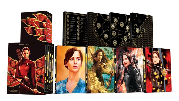 Nuevo cofre Colección Hunger Games en steelbook 4K