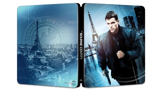 Diseño steelbook 4K The Bourne Identity por aniversario