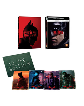 The Batman 4K con funda, postales y español
