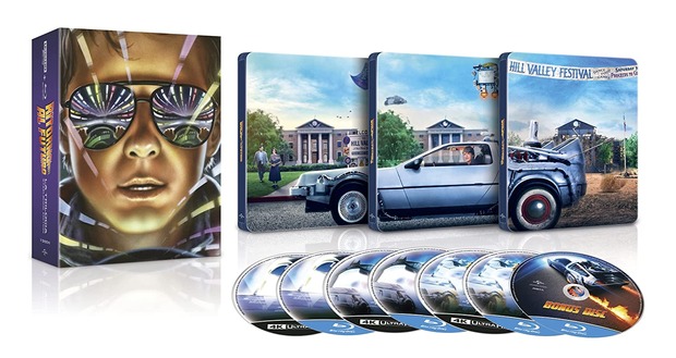 Reedición Back To The Future Trilogy en steelbook 4K