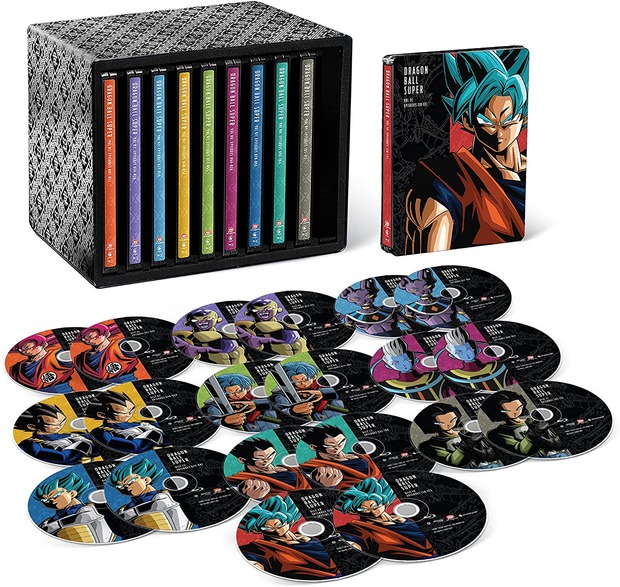 Cofre metálico Dragon Ball Super en Blu-ray 