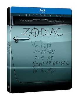 Nuevo steelbook de Zodiac en Blu-ray