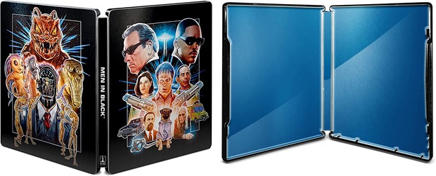 Diseño steelbook 4K MIB (25º aniversario)