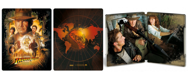 Diseño steelbook 4K Indiana Jones 4