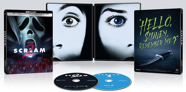 Diseño steelbook 4K/BD Scream 2