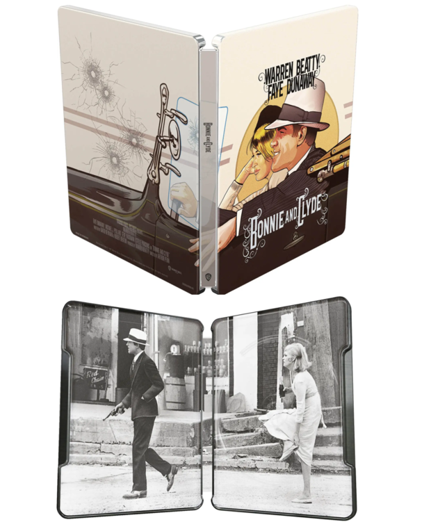 Diseño steelbook Bonnie & Clyde en BD