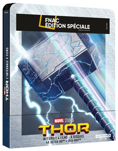 Tetralogía Thor en steelbook 4K/BD