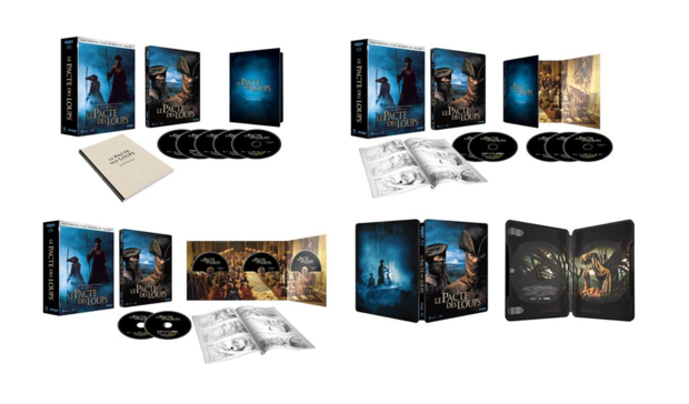 Edición aniversario Le Pacte des Loups en steelbook 4K y digipak