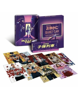 Steelbook 4K Bullet Train con funda y postales