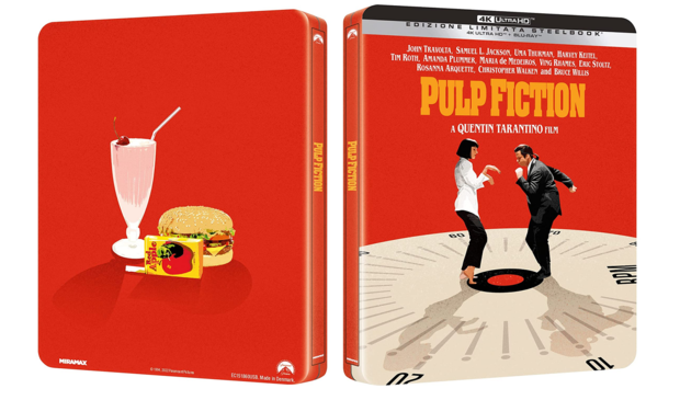 Diseño final steelbook 4K Pulp Fiction