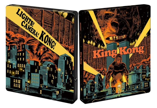 Diseño steelbook 4K King Kong de Guillermin