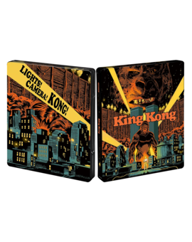 Diseño steelbook 4K King Kong de Guillermin