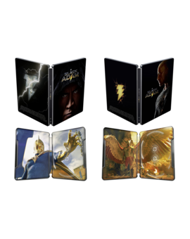 Diseños steelbook 4K Black Adam, ¿cuál os gusta más?