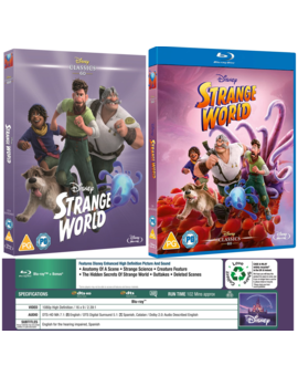 Carátulas BD Strange World en UK