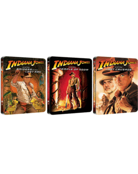 Zavvi anuncia en exclusiva:  "Tres títulos de Indiana Jones" en steelbook para agosto.