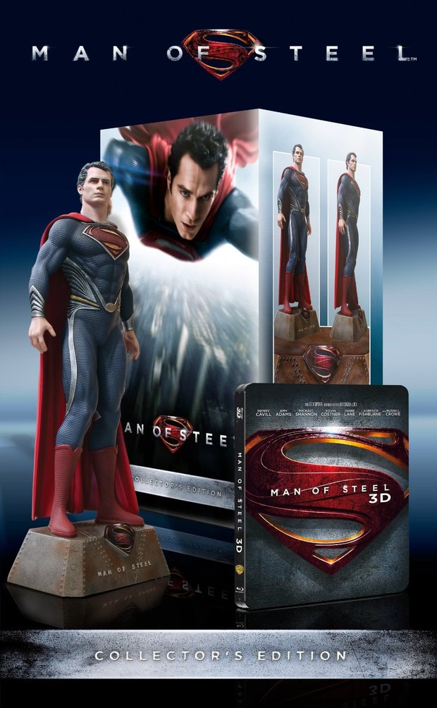 "Man of Steel Ultimate Collectors Edition [3D Blu-ray]" anunciado en Alemania.